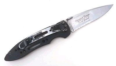CRKT 6762 Point Guard Folding Knife Combo Crawford Design Discontinued CRKT3