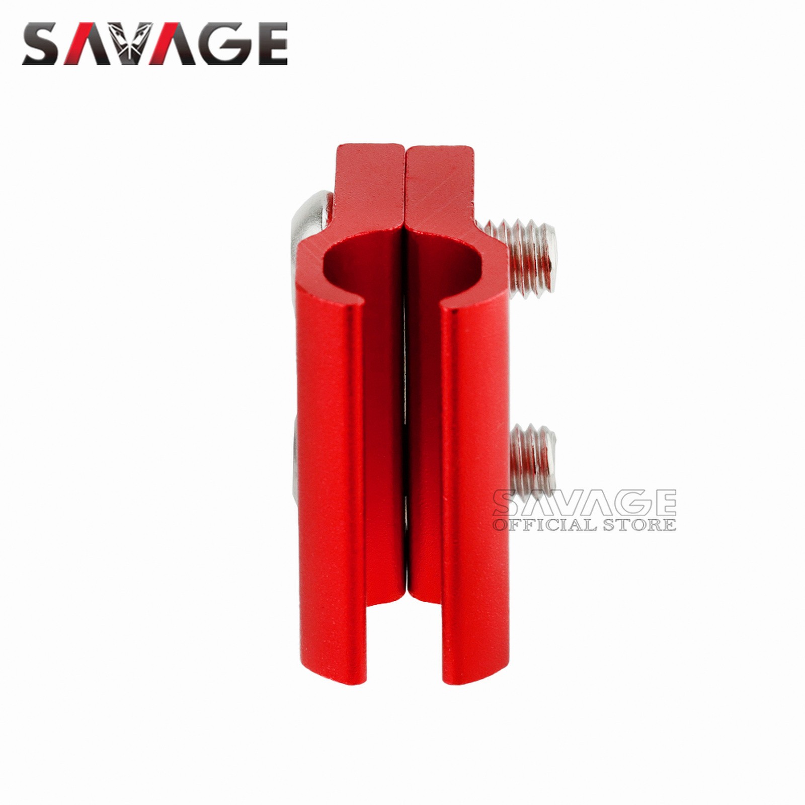 SAVAGE CNC Aluminum Front Brake Line Clamp for Honda CR80R-CR500R