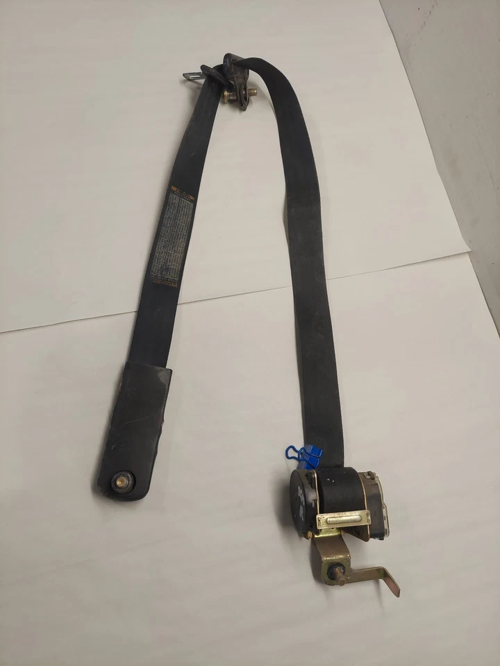 Ford Mustang 1996 97 98 cupé cinturón de seguridad delantero lado de paso derecho negro 96 1997 1998 Foto 3 de 4