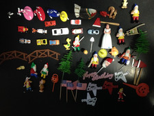 50 Mixed Lot - Power Rangers Micro-machines Cake Toppers