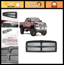 All Black Honeycomb Mesh Front Grille For Dodge Ram 150025003500 1994-2002 All Black Honeycomb Mesh Front Grille For Dodge Ram 150025003500 1994-2002