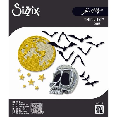 Tim Holtz ''VAULT MOONLIGHT SCARE'' 667235 Sizzix Thinlits Cutting Dies 2026