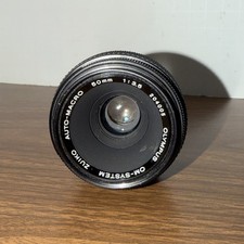 Olympus OM-System Zuiko MC Auto-Macro 1:3.5 f 50mm LENS Japan Parts Or Repair