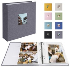 Photo Album 4x6 Photos Hold 200 or 5x7 Pictures Hold 100, 3 Ring Binder Photo...