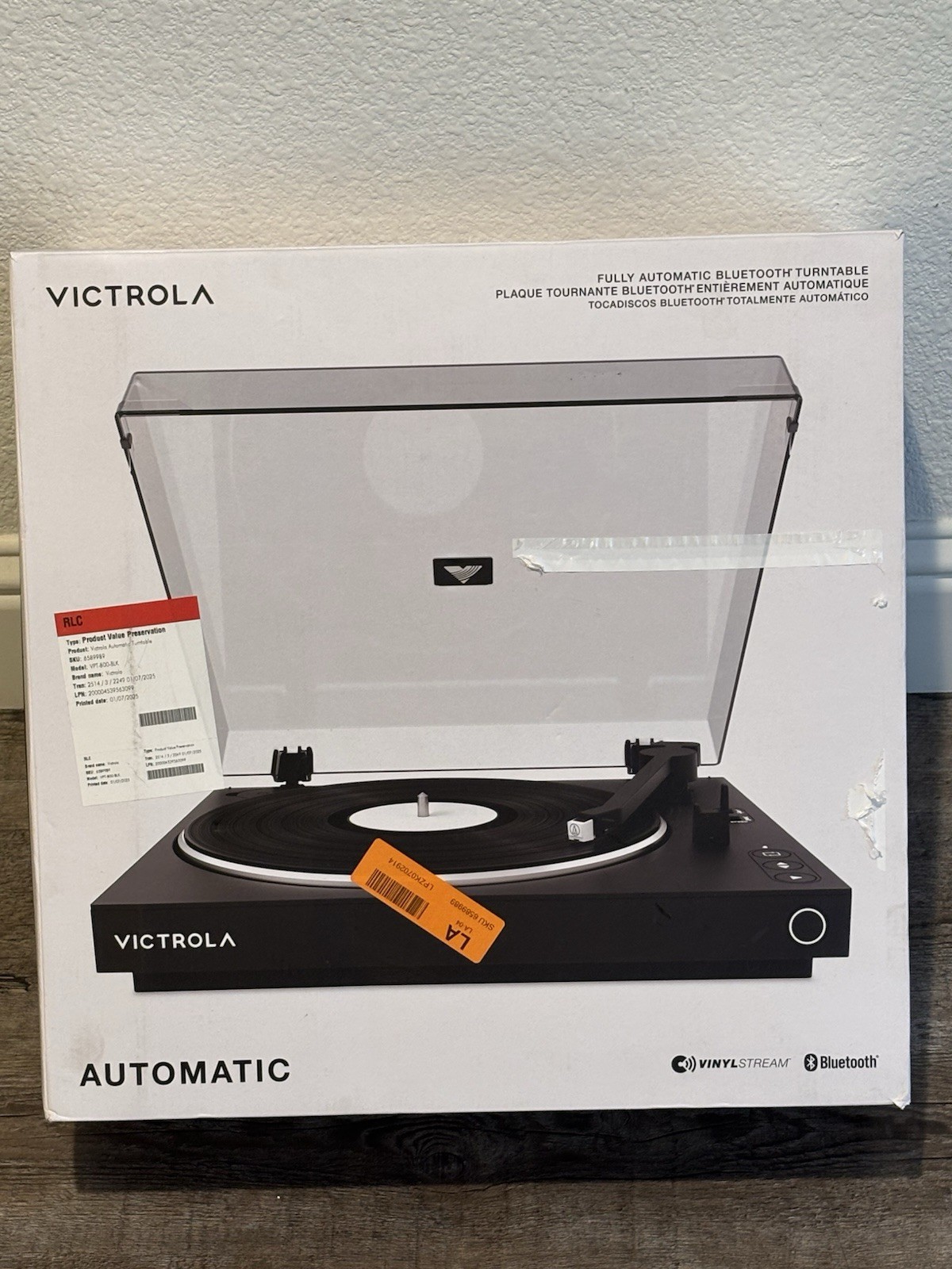 Victrola Bluetooth Turntable with Audio Technica ATN3600L Cartridge Fully Automatic