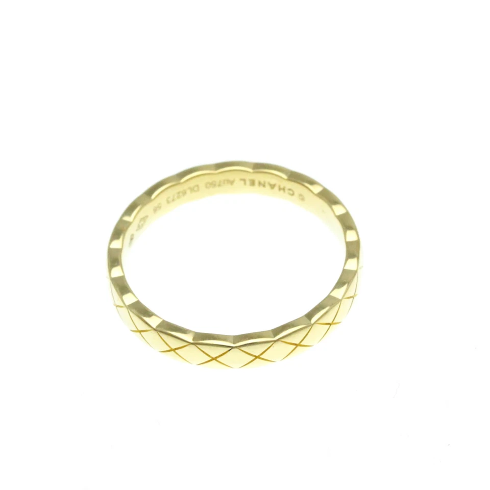 Anillo Chanel Coco Crush Mini Modelo Oro Amarillo (18K) Moda Sin Piedra Banda Anillo G Foto 2 de 4