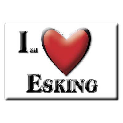 Esking, Coesfeld, Nordrhein Westfalen - Kühlschrankmagnet Deutschland Souvenir