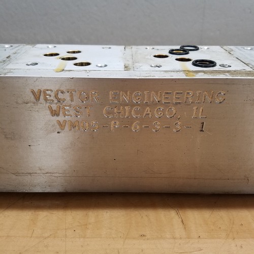 Vector Engineering VM05-P-6-3-3-1 Verteilerblock, 19 3/4" x 3 1/2" x 3 1/2" - Bild 5 von 6