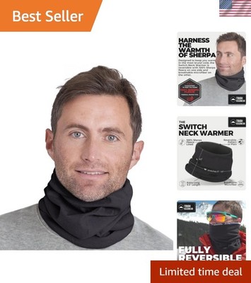 Double-Layered Fleece Neck Gaiter - Lightweight, Breathable, and Reversible