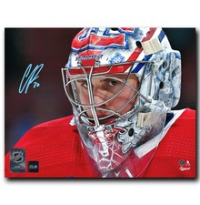 Cayden Primeau Montreal Canadiens Autographed Mask 8x10 Photo NO TARIFFS