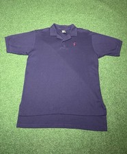 Polo Ralph Lauren Vintage Polo Shirt Youth Large Blue 90s Cotton USA Made Preppy