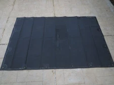 Civil War Rubber Army Poncho REENACTMENT BLACK 45"X70" HEAVY RUBBER CONSTRUTION