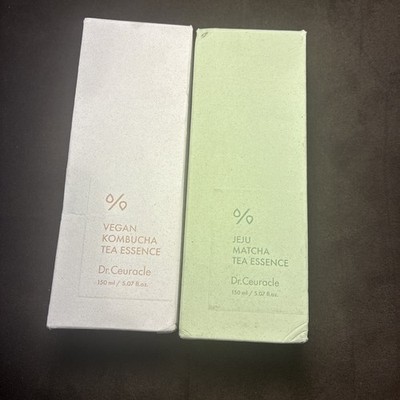 Dr.Ceuracle Jeju Matcha Tea & Vegan Kombucha Tea Essence Set 150ml Vegan OpenBox