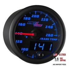 Black  Blue 260F Transmission Temperature Gauge Kit, 2-1/16" 52mm