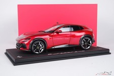 Ferrari Purosangue (2023) rosso magma, with showcase, 1:18 BBR, HE180052BDIE