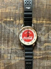 Vintage FADA Industries ICE COLD Coca Cola Wrist Watch RUNS