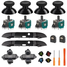 Repair Kit for Xbox One S/X Controller, Thumbsticks, 3D Analog Joysticks, LB ...