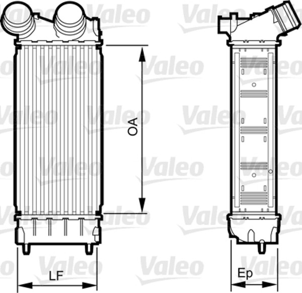 Valeo LadeluftküHler 818226 FüR 308 5008 DS CitroËN Partner Picasso Peugeot DS5-image