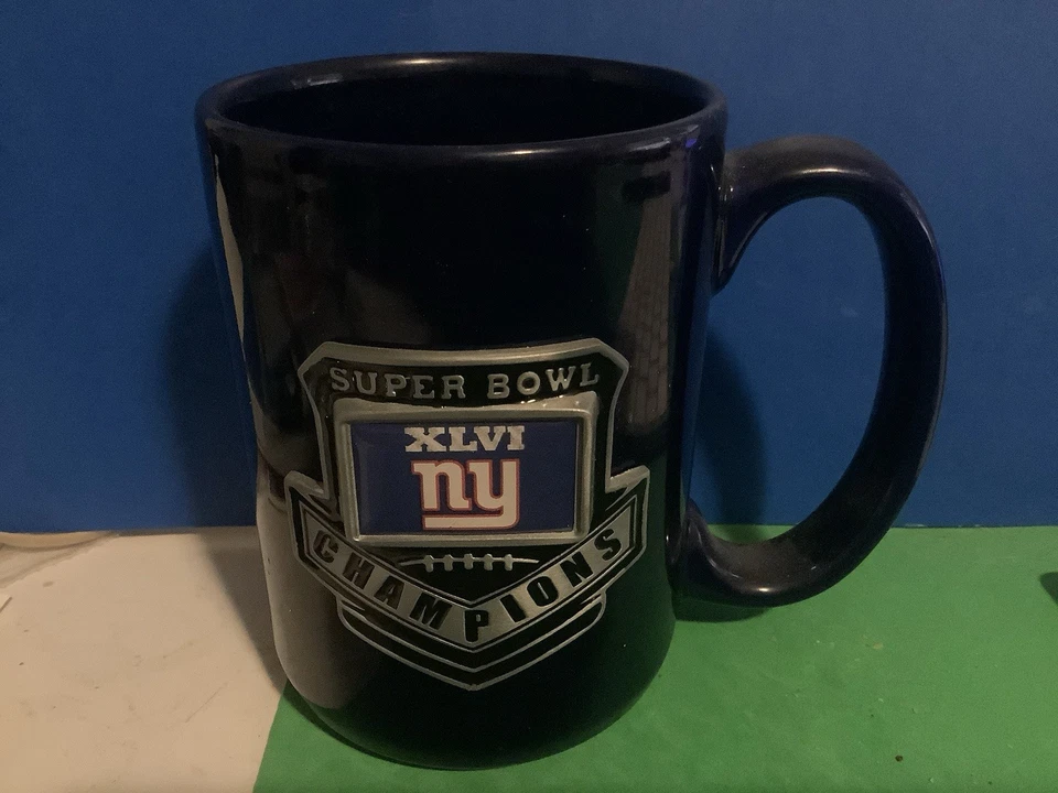 Taza de café NY Giants Super Bowl XLVI  Foto 2 de 3