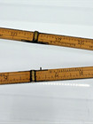 ANTIQUE STANLEY RULE & LEVEL CO. NO. 84 NEW BRITAIN CT FULL BRASS BOUND 4-FOLD — photo 8