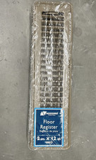 Accord 2" x 12" Floor Register 2-Way 66612 Heavy Guage Steel Brown Finish