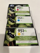 3-PACK HP GENUINE 951XL COLOR INK RETAIL BOX for the OFFICEJET PRO 8620 8625