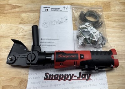 Snap-on Tools NEW 14.4V Cordless BRUSHLESS Crud Thug Removal Tool CTCRUD861DB