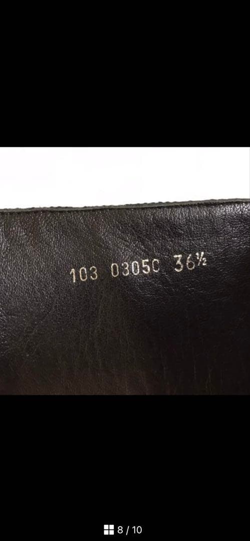 GUCCI Boots Heel GG Canvas Black EU36.5/US6.5 113171c thumbnail 18