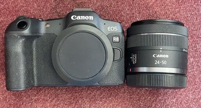 Canon EOS R8 Mirrorless Camera with RF 24-50mm f/4.5-6.3 IS STM Lens - Read