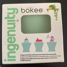 Baby Bottle Holder for One Hand Use Silicone BPA Free Easy Cleanup