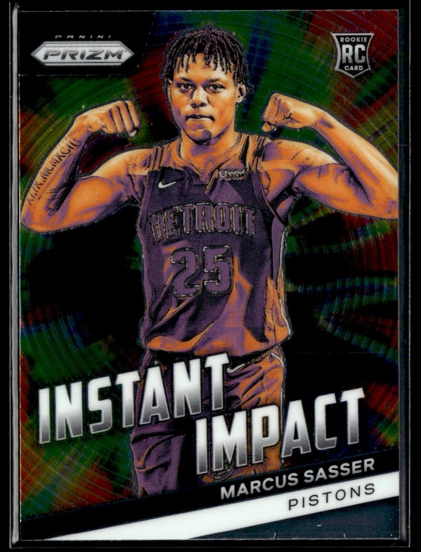 2023-24 Panini Prizm Instant Impact Marcus Sasser RC Detroit Pistons #22