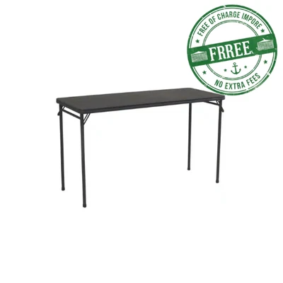 COSCO 20" x 48" Vinyl Top Folding Table - Black BIG SALE!!! FREE SHIPPING US