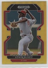 2022 Panini Prizm Draft Picks Gold Prizm 3/10 Edwin Nunez #PDP90 s1i