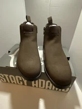 Stacy Adams Men's Oakhurst Brown Chelsea Boots Size 8M Memory Foam NEW