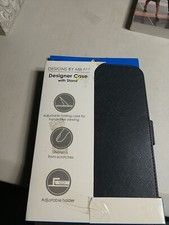 Custodia iPad Designer Con Supporto By Milano Nera Da Usare Con La Maggior Parte Di Tablet 7" - 8"