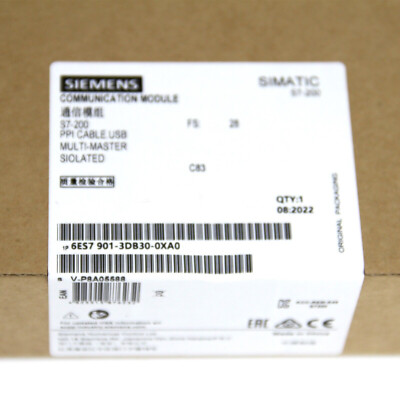 6ES7901-3DB30-0XA0 1PCS NEW SIMATIC S7-200 USB/PPI Cable 6ES7901-3DB30-0XA0