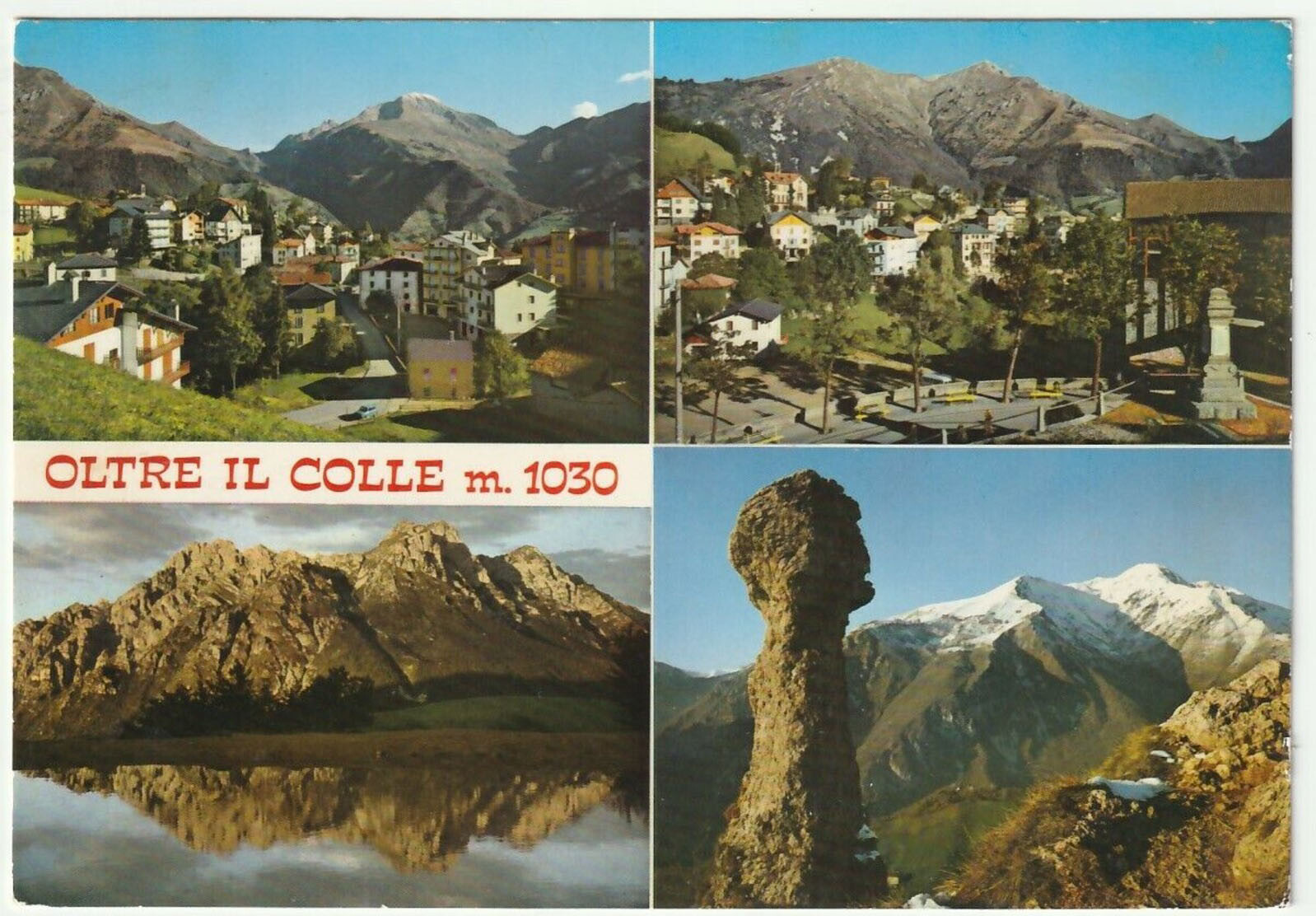 OLTRE IL COLLE - BERGAMO - VEDUTINE - VIAGG. 1974 -38147-