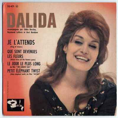 DALIDA - Barclay 70471 - Ich warte darauf - Was aus den Blumen geworden ist, + 2