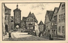 CPA AK Rothenburg- Am Plonlein GERMANY (1075058)