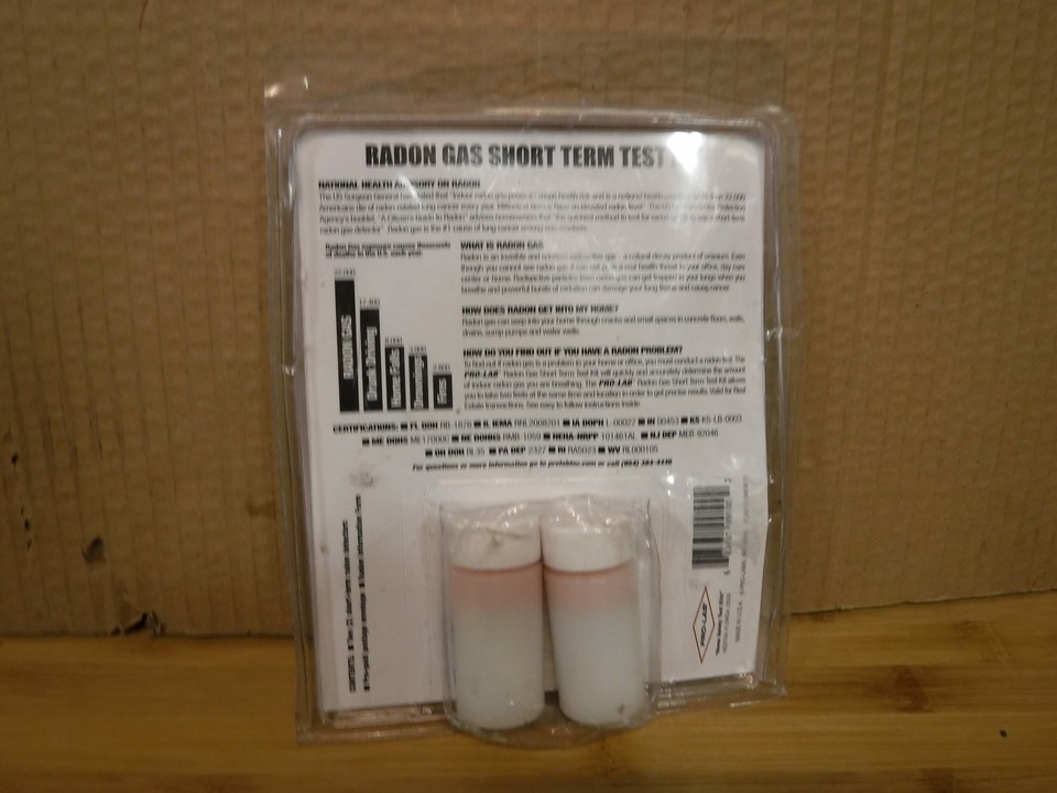 PROLAB Radon Gas Do It Yoursef Test Kit RA100 eBay