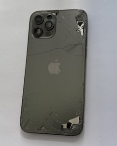 Original Apple iPhone 12 Pro Gehäuse Rahmen Glasbruch Für Refurbisch Schwarz