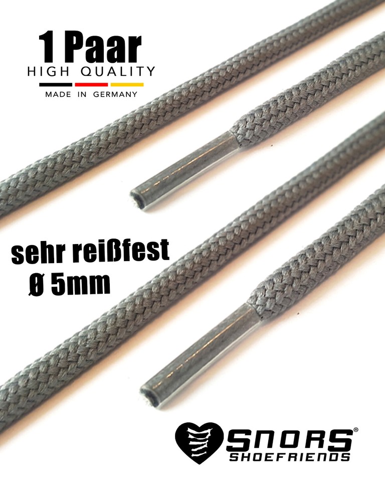 SNORS LACCI Di SICUREZZA Rotondi GRIGIO AZZURO 75-200cm - Foto 8