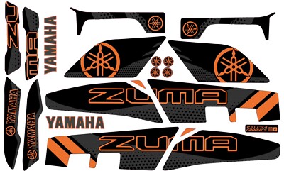Kit Graficas Calcomanías Yamaha BWS  Zuma Chuma 2022-2024