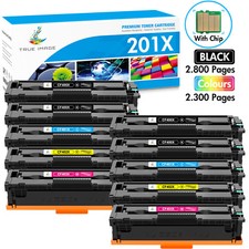 Toner Compatible With HP 201X CF400X Color LaserJet Pro MFP M277dw M252dw LOT