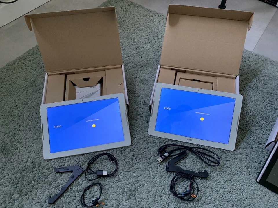 # SET 3x Tablet Acer Iconia One 10 2x B3-A30 + B3-A40 in OVP # - Bild 4 von 4