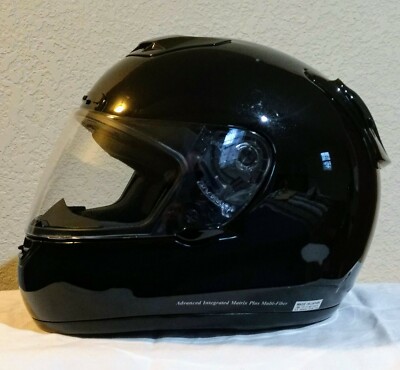Shoei X-Eleven Full-Face Black Motorcycle Helmet Size Large (7 3/8
