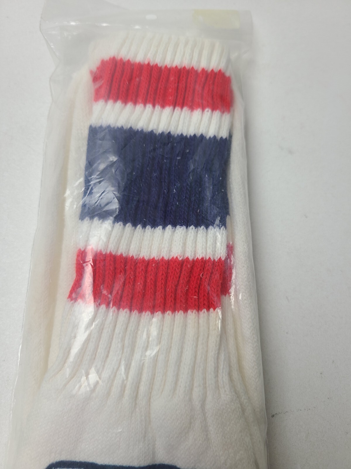 SAOLA Calze tubolari leggere vintage anni '80 NOS Bud All Star suola cuscino nuovo in confezione