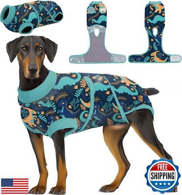 PetWarm Surgery Suit for Dogs Male, Dog Bodysuit, Dog Cone