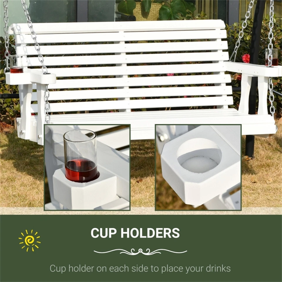 Silla Columpio Patio Exterior 2 Plazas Foto 3 de 4