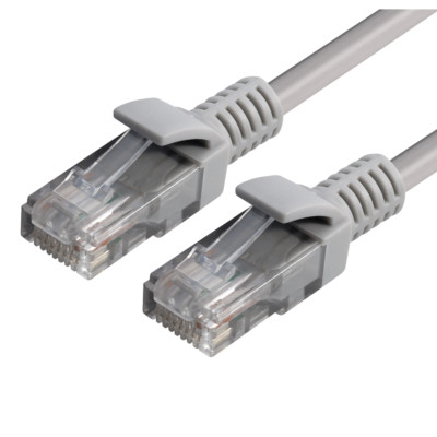 Patchkabel CAT6 F/UTP-Netzwerkkabel RJ45 (8P8C) male - RJ45male 0,3 m Grau
